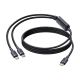 2. Baseus Flash 4 140W 2in1 USB-C to USB-C + USB-C Cable 1.5 m - Black