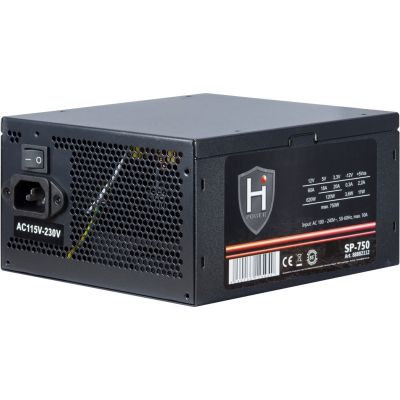 2. Inter-Tech HIPOWER SP-750 Power Supply - 750 W - 100 - 240 V - 50 - 60 Hz - 10 A - Active - 120 W