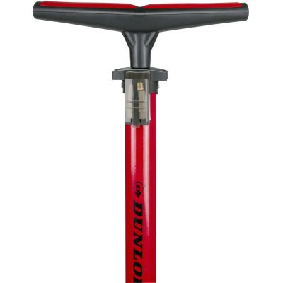 15. DUNLOP WORKSHOP BICYCLE PUMP 230 PSI (16 Bar) WITH MANOMETER RED