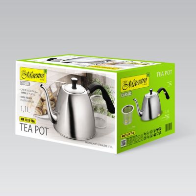 5. Steel teapot 1.1L MR-1333-Tea MAESTRO
