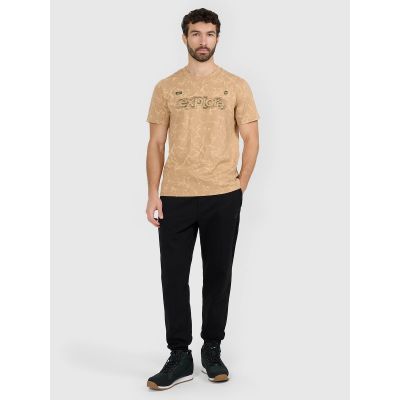 6. Men's regular printed T-shirt 4F 4FRAW25TTSHM3379-83A