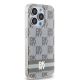 4. DKNY IML Checkered Mono Pattern & Printed Stripes MagSafe case for iPhone 13 Pro / 13 - beige