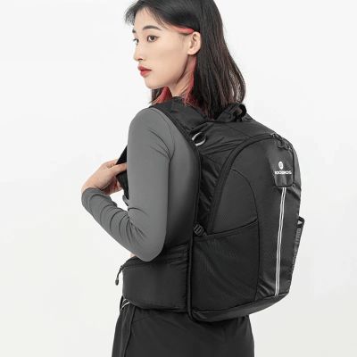 9. Rockbros H9 city backpack 20 l lightweight waterproof - black