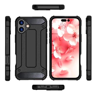 4. Hybrid Armor iPhone 16 Case - Black