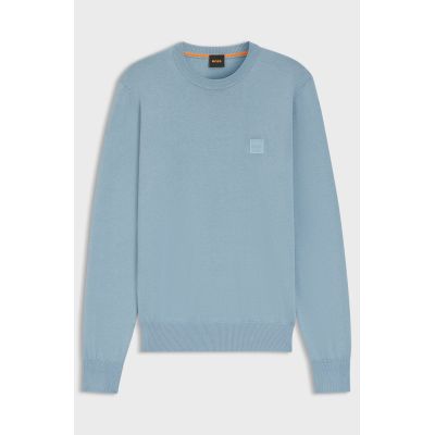 2. Boss Knitwear Kanovano_S Men's Sweatshirt Light/Pastel Blue (50527583-451)