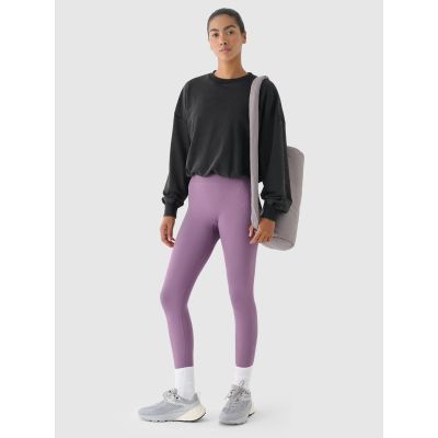 6. Women's seamless high-waisted training leggings 4F 4FWAW24TFTIF278-50S