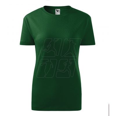 3. Malfini Classic New W T-shirt MLI-13306 bottle green