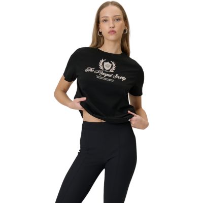 Women's T-shirt 4F F2738 deep black 4FWSS26TTSHF2738 20S