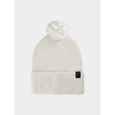 Unisex winter hat with pompom 4F 4FWAW24ACAPU472-11S
