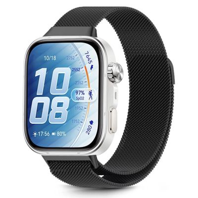 9. Tech-Protect MilaneseBand for Huawei Watch Fit 3 - Black