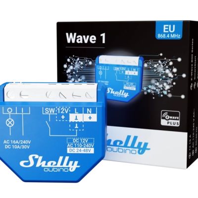 5. Intelligent Z-Wave controller Shelly Qubino Wave 1