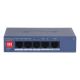 4. Dahua Technology CS4005-4ET1GT-36 Managed Network Switch L2 Gigabit Ethernet (10/100/1000) Supports PoE Blue