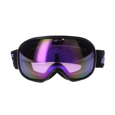 2. Boys' ski goggles with mirror coating 4F Junior 4FJWAW24AGOGU042-51S