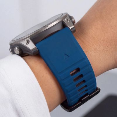 8. Tech-Protect Iconband Pro Strap for Garmin Fenix 5X / 5X Plus / 6X / 6X Pro / 7X / 8 / 8 Pro / 9 / 9 Pro (47 mm) – navy black