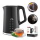 21. ELDOM CORDLESS KETTLE WITH TEMPERATURE CONTROL C540 JETTY 1.7 L 2200W BLACK