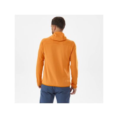 5. MILLET M Seneca Fleece Hoodie Jacket Orange