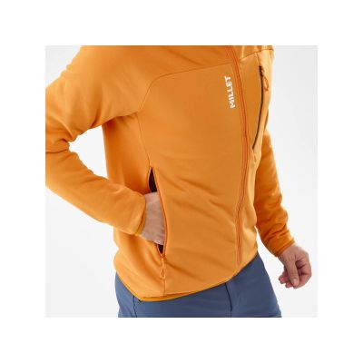 3. MILLET M Seneca Fleece Hoodie Jacket Orange