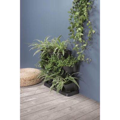 10. VERTICAL GARDEN FLOWER BED STANDING ANTHRACITE