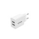 4. UNITEK CHARGER 2X USB-A, 12W, WHITE, P1113A-EU