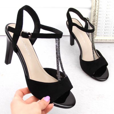 5. Sergio Leone W SK438 Suede Sandals Black