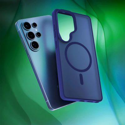4. Samsung Galaxy S26 Ultra - 3mk Smoke MagCase Blue