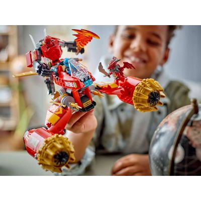 9. LEGO NINJAGO 71830 Kai's Storm Rider Mech