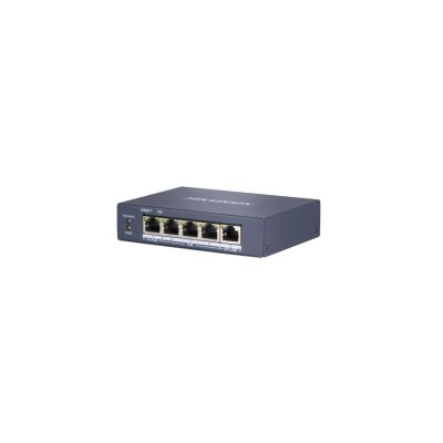 HIKVISION 4xPoE Switch (1x HiPoE 60W), 1xUplink