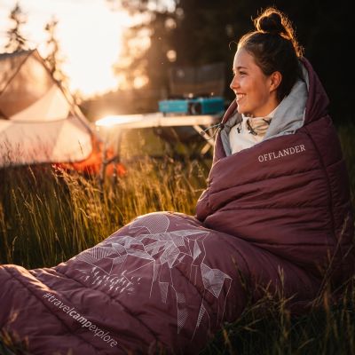 3. OFFLANDER WIDE CAMPING SLEEPING BAG