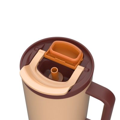 27. Kambukka Rio Tumbler 950 ml Thermal Tumbler with Straw, Almond Dream