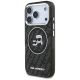 2. Karl Lagerfeld IML Glitter Karl&Choupette Heads Logo MagSafe Case for iPhone 17 Pro - Black
