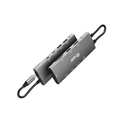 2. Equip 133490 Wired Docking Station USB 3.2 Gen 1 (3.1 Gen 1) Type-C Gray