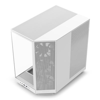 6. NZXT H6 FLOW MIDI TOWER COMPUTER CASE WITH WINDOW WHITE