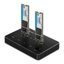 QOLTEC 2X SSD M.2 SATA | NGFF | USB TYPE C DOCKING STATION