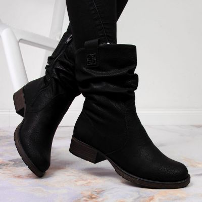 18. Rieker W RKR174 wool-lined ankle boots