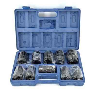 Impact socket set 1" 10-piece 17-41mm /SILVER