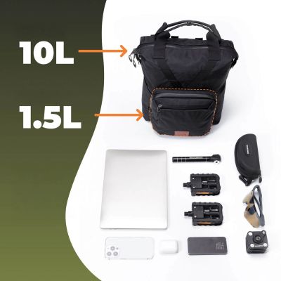 3. Rockbros H43 Backpack for Brompton Folding Bike - Gray