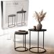 5. 2-IN-1 COFFEE TABLE SET, WOODEN TABLETOP 30/40CM