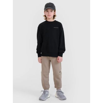 2. Boys' sweatshirt without hood, no zipper 4F 4FJWSS25TSWSM1713-20S