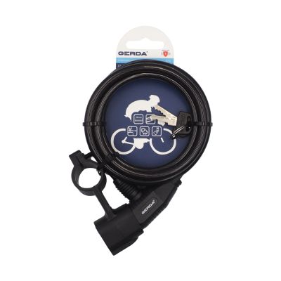 2. Gerda bicycle lock, cable with carrying handle, type S, Flex 1500/8A 0SFLU150008 06A2YP