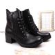 18. Potocki W WOL177A black platform ankle boots