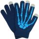 BLUE-NAVY SEMI LINE SMARTPHONE GLOVES