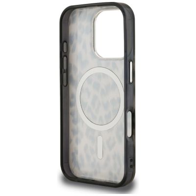 7. Karl Lagerfeld IML Leopard Pattern MagSafe Case for iPhone 16 Pro Max - Brown