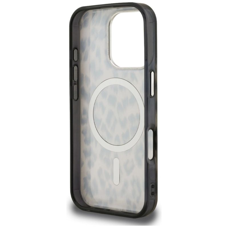 7. Karl Lagerfeld IML Leopard Pattern MagSafe Case for iPhone 16 Pro Max - Brown