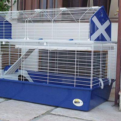 5. FERPLAST Barn 80 - cage for guinea pigs and rabbits