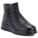 Comfortable women's ankle boots with a wedge, black Potocki PT16396