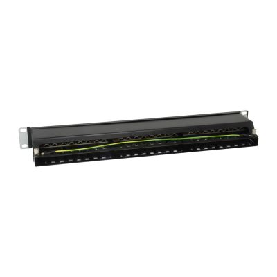 2. Equip 19-inch Patch Panel 48xRJ45 Cat6 FTP 1U 250MHz RAL9005