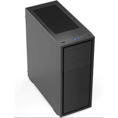 GEMBIRD FORNAX K500 MIDI-TOWER CASE (2X USB 3.0, 1X USB TYPE-C, CARD READER, HD AUDIO) BLACK