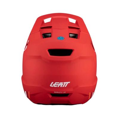 7. LEATT Helmet MTB Gravity 1.0 V24 full-face bicycle helmet, size M, red