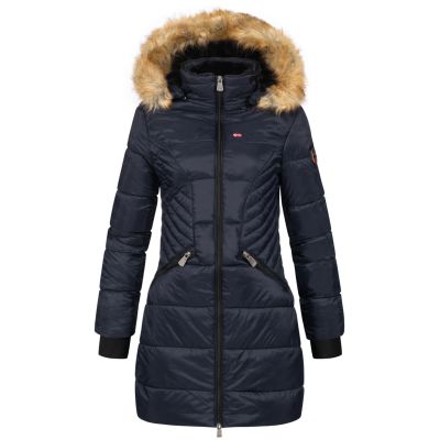 Women's PARKA Geographical Norway ABEILLE NAVY DISTRI LADY 2601 DBC NAVY (WY4593F/GN-MARINE)