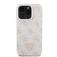 3. Guess Leather 4G Triangle Strass MagSafe Case for iPhone 16 Pro Max - Pink